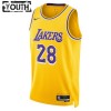 NBA Los Angeles Lakers Trikot Rui Hachimura 28 Nike 2022-23 Icon Edition Gold Swingman - Kinder